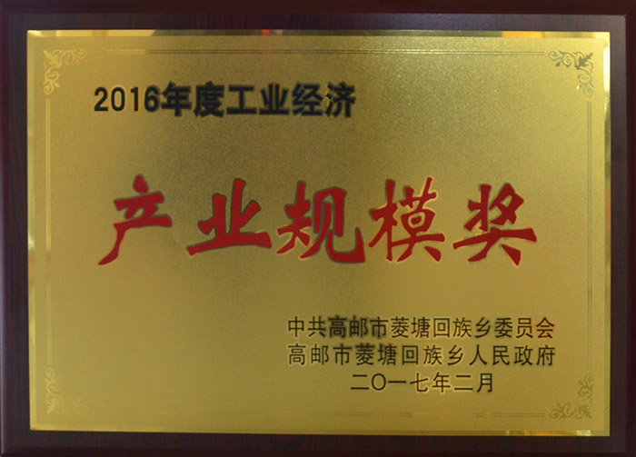 產(chǎn)業(yè)規(guī)模獎(jiǎng)